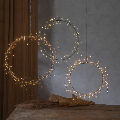 STAR Trading LED-Kranz Nike 35cm 200 BS warmweiß innen