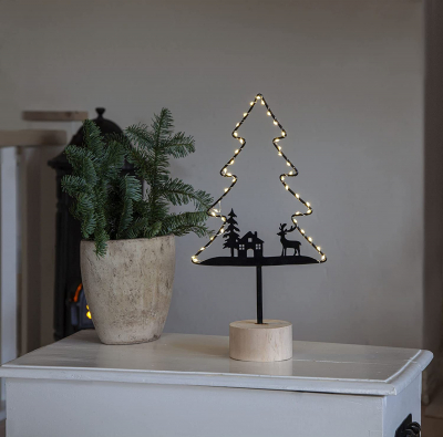 STAR Trading LED-Baum Glimta m. Fuß 50 BS warmweiß innen