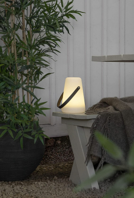 STAR Trading LED-Laterne Linterna 29cm weiß/schwarz