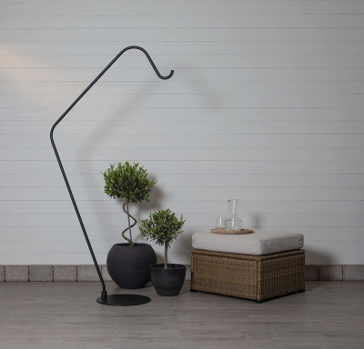 STAR Trading Lampenständer Mark 176cm Metall schwarz
