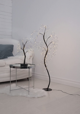 STAR Trading LED-Baum Willy 180 BS warmweiß/schwarz innen