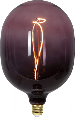 STAR Trading LED-E27 Dekolampe 1800K 4W 60lm aubergine/pink