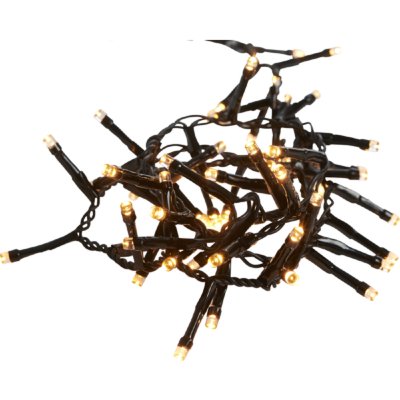 STAR Trading LED-Cluster-Lichterkette 800 BS ww/schwarz außen
