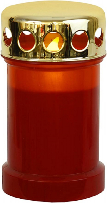 STAR Trading 12 Grablichter LED rot/gold - Thekendisplay