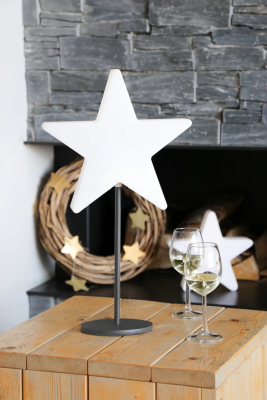 8 seasons design Shining Window Star 30cm LED innen, Akkubetrieb