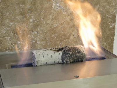 Bioethanol Duftholz, Duftbehälter aus Keramik für Tischkamin, Kamin
