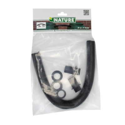 NATURE Regentonnen-Verbinder-Set, schwarz