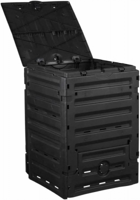 NATURE Thermo-Kompostsilo - PP, 300 l, schwarz, faltbar - H90 x 60 x 60 cm