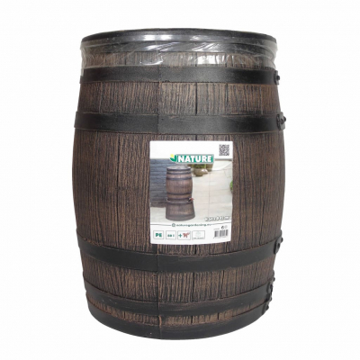 NATURE Regenwassertank, Tonne rund (Modell Whiskey Fass) 50 l
