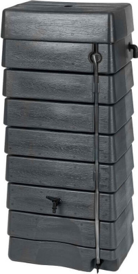 NATURE Regenwassertank (Serie 320), Mauermodell - HDPE, 276 L, Anthrazit