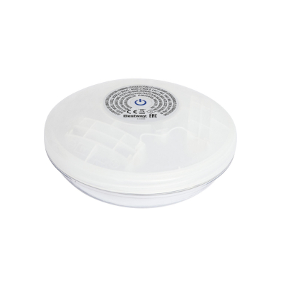 Bestway Flowclear batteriebetriebene, schwimmende LED-Leuchte, Durchmesser 14 cm