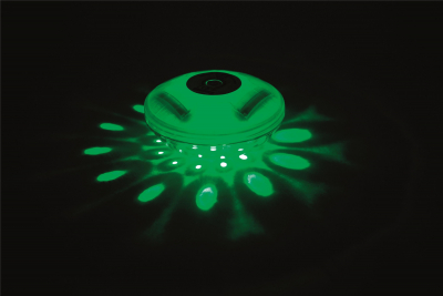 Bestway Flowclear batteriebetriebene, schwimmende LED-Leuchte, Durchmesser 14 cm