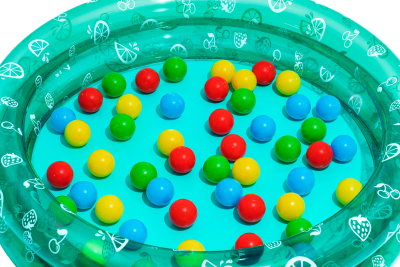 Bestway Splash & Play Planschbecken mit Spielbällen Durchmesser 91 x 20 cm