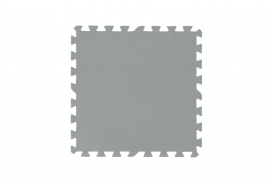 Bestway Flowclear Pool-Bodenschutzfliesen Set, 9 Stück x 50 x 50 cm, grau