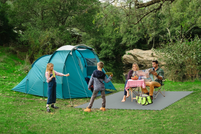 Bestway Pool Bodenschutzfliesen Set 9 Stück á 50 x 50 cm, grau