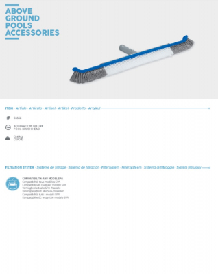 Bestway Flowclear Poolbesen-Aufsatz AquaBroom Deluxe