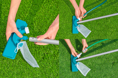 Bestway Poolpflege Basis-Set mit Venturi-Sauger & Kescher, 203 cm