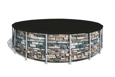 Bestway Flowclear PVC-Abdeckplane Durchmesser 555 cm