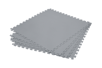 Bestway Pool-Bodenschutzfliesen Set 9 Stück á 78 x 78 cm, grau