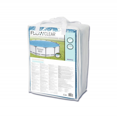 Bestway Flowclear PE-Solarabdeckplane Durchmesser 417 cm