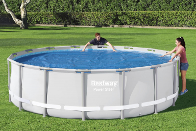 Bestway Flowclear PE-Solarabdeckplane Durchmesser 462 cm