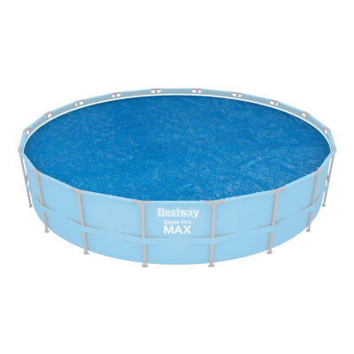 Bestway  PE-Solarabdeckplane Ø 549 cm, blau, rund