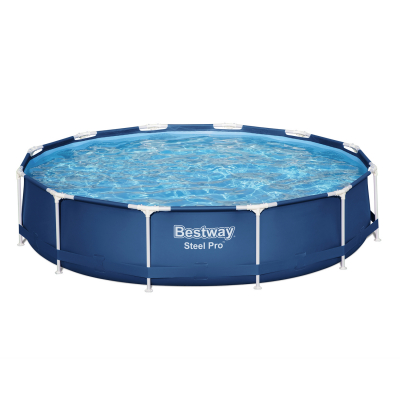 Bestway Steel Pro Frame Pool Set mit Filterpumpe Durchmesser 366 x 76 cm
