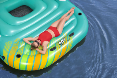 Bestway Luftmatratze 5-Personen-Badeinsel Sunny Lounge 300 x 275 cm