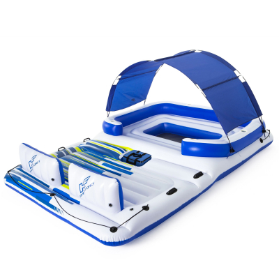 Bestway Hydro-Force 6-Personen-Badeinsel Tropical Breeze 389 x 274 cm