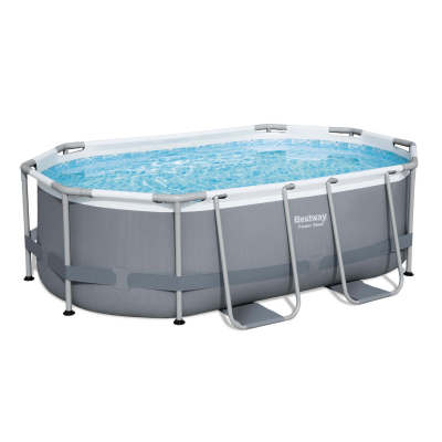 Bestway Power Steel Frame Pool Set mit Filterpumpe 305 x 200 x 84 cm