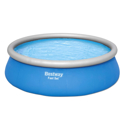 Bestway Fast Set Aufstellpool-Set mit Filterpumpe Durchmesser 457 x 122 cm