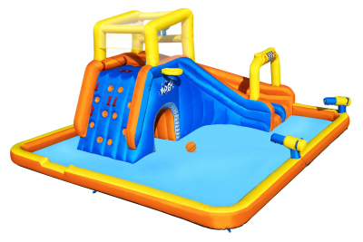 Bestway H2OGO! Mega-Wasserpark mit Dauergebläse Speedway 551 x 502 x 265 cm