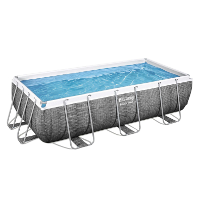 Bestway Power Steel Frame Pool Set mit Filterpumpe 404 x 201 x 100 cm