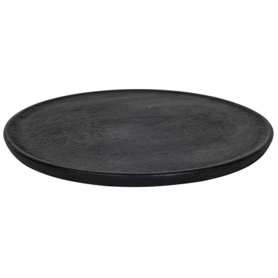 Kerzenteller Durchmesser 280 mm, Mango schwarz