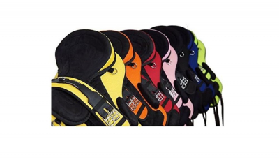 German Riding Sattel Expert - baumlos gelb