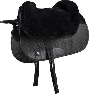 Engel Reitsport Fellsattel, Lammfell Ibero schwarz