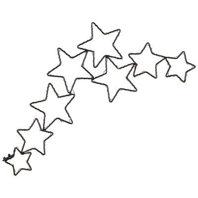Star Trading LED-Silouette STELLA, 80 warmweiße LEDs,