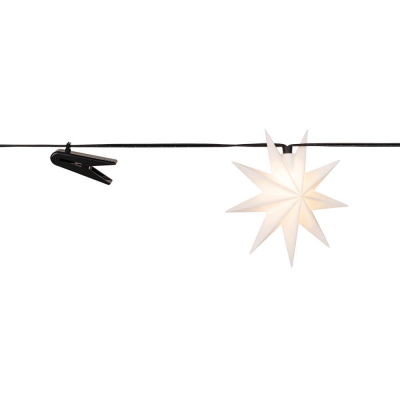 Sterntaler LED-Dekolichterkette, 9 Sterne, 9 warmweiße LEDs, Durchmesser 115 mm