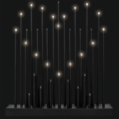 Weihnachtsleuchter, 33 x LEDs, SHIFT weiß
