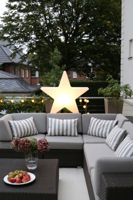 8 seasons - Shining Star Dekoleuchte weiß Durchmesser 100 cm