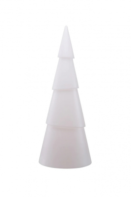 8 seasons - Motivleuchte Shining Tree rund 75 cm weiß Solar