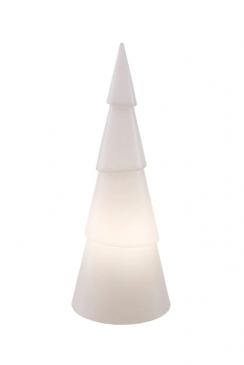 8 seasons - Motivlechte Weihnachtsbaum Shining Tree rund 100 cm weiß