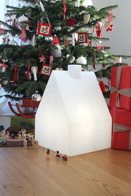 8 seasons - Motivleuchte Shining House 57 cm Solar
