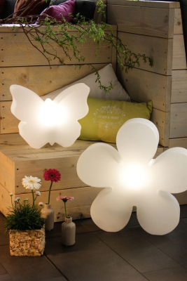 8 seasons - Motivleuchte Shining Flower Durchmesser 40 cm Solar