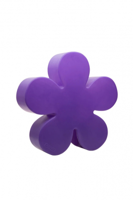 8 seasons - Motivleuchte Shining Flower Durchmesser 60 cm lila