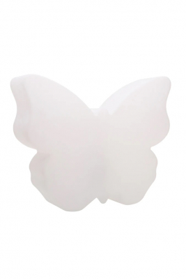 8 seasons - Motivleuchte Shining Butterfly 40 cm weiß LED
