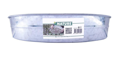 Ubbink traditionelles Gartensieb - verzinktes Sieb, Maschenweite 6mm - H7,4 x Ø37 cm