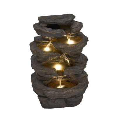 Ubbink MIRAS - Wasserfall aus Kunststein aus Polyresin