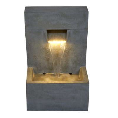 Ubbink POSADA - Wasserfall-Wasserbecken mit Wasserrutsche