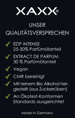 XAXX Eau de Parfum Intense UNIXAXX TWO unisex, 75 ml